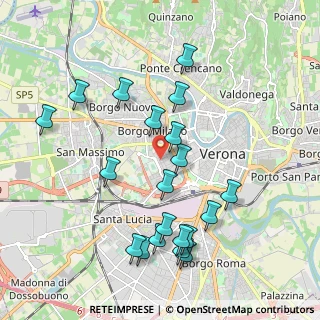 Mappa Via Cristofoli, 37138 Verona VR, Italia (2.102)