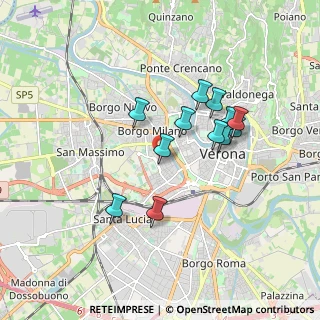 Mappa Via Cristofoli, 37138 Verona VR, Italia (1.51167)