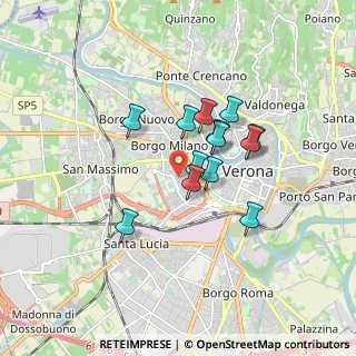 Mappa Via Cristofoli, 37138 Verona VR, Italia (1.27308)