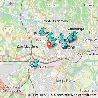 Mappa Via Cristofoli, 37138 Verona VR, Italia (1.44455)