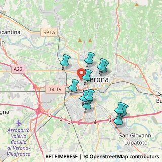 Mappa Via Cristofoli, 37138 Verona VR, Italia (3.05667)