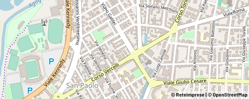 Mappa Novara