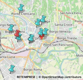 Mappa Via Filippini, 37121 Verona VR, Italia (1.90727)