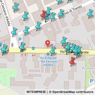 Mappa Via D'Agrate Via Cassano D'adda, 20139 Milano MI, Italia (0.09286)