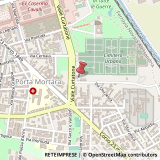 Mappa Via Sforzesca, 1, 28100 Novara, Novara (Piemonte)