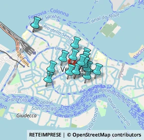 Mappa Calle del Paradiso, 30125 Venezia VE, Italia (0.51529)