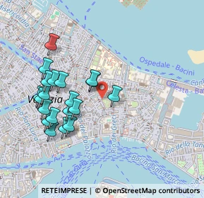 Mappa Fondamenta S. Severo, 30122 Venezia VE, Italia (0.478)