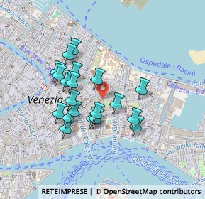 Mappa Fondamenta S. Severo, 30122 Venezia VE, Italia (0.3735)