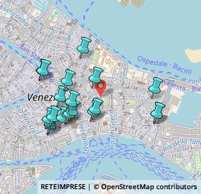 Mappa Fondamenta S. Severo, 30122 Venezia VE, Italia (0.4605)