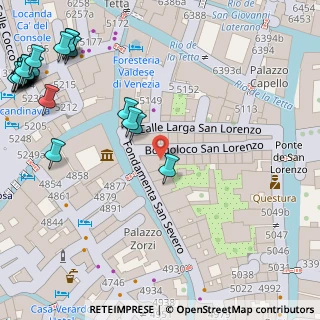Mappa Fondamenta S. Severo, 30122 Venezia VE, Italia (0.08333)