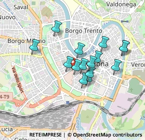 Mappa Stradone Porta Palio, 37121 Verona VR, Italia (0.70067)