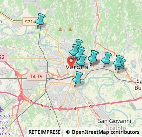 Mappa Stradone Porta Palio, 37121 Verona VR, Italia (2.57667)