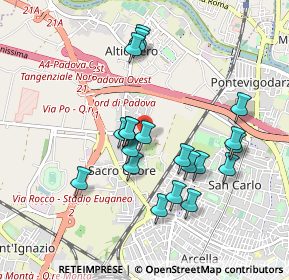 Mappa Via Varmo, 35135 Padova PD, Italia (0.857)