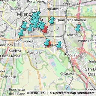 Mappa Carrefour Market Milano Angilberto, 20153 Milano MI, Italia (2.1695)