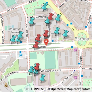 Mappa Viale Faenza, 20142 Milano MI, Italia (0.13704)