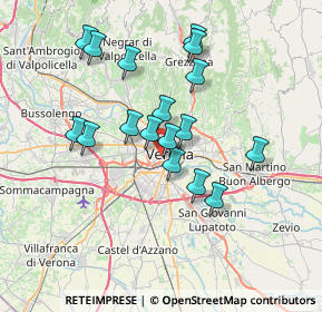 Mappa Via Luigi Settembrini, 37123 Verona VR, Italia (6.31)