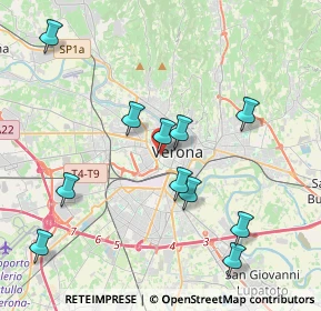Mappa Via Luigi Settembrini, 37123 Verona VR, Italia (4.47833)