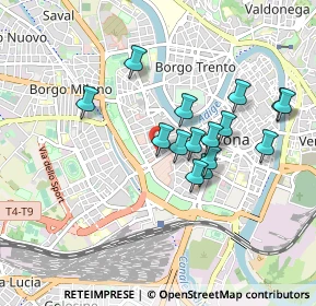 Mappa Via Luigi Settembrini, 37123 Verona VR, Italia (0.782)