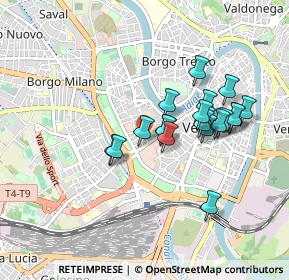 Mappa Via Luigi Settembrini, 37123 Verona VR, Italia (0.7565)