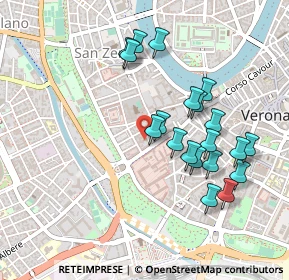 Mappa Via Luigi Settembrini, 37123 Verona VR, Italia (0.446)