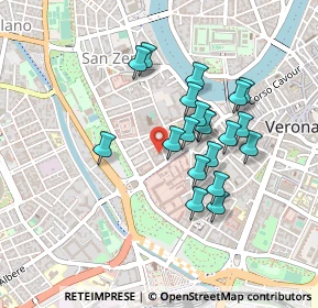 Mappa Via Luigi Settembrini, 37123 Verona VR, Italia (0.372)