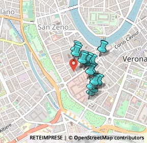 Mappa Via Luigi Settembrini, 37123 Verona VR, Italia (0.2545)