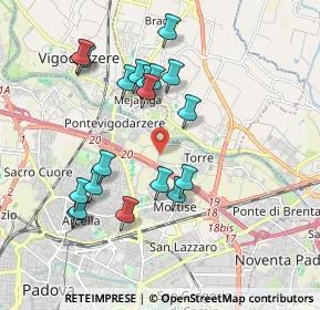 Mappa Via Salvatore Manca, 35133 Padova PD, Italia (1.85105)