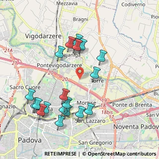 Mappa Via Salvatore Manca, 35133 Padova PD, Italia (2.089)