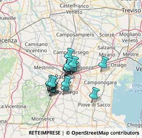 Mappa Via Salvatore Manca, 35133 Padova PD, Italia (9.681)