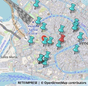 Mappa Calle de le Chiovere, 30125 Venezia VE, Italia (0.492)