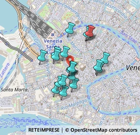 Mappa Calle de le Chiovere, 30125 Venezia VE, Italia (0.3285)