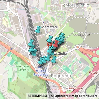 Mappa Via Fausto Melotti, 20138 Milano MI, Italia (0.24231)