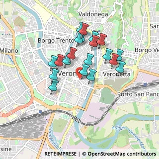 Mappa Stradone Scipione Maffei, 37121 Verona VR, Italia (0.7675)