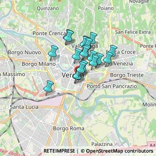 Mappa Stradone Scipione Maffei, 37121 Verona VR, Italia (1.1925)