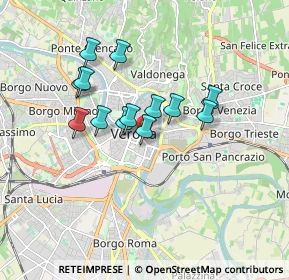 Mappa Stradone Scipione Maffei, 37121 Verona VR, Italia (1.36385)