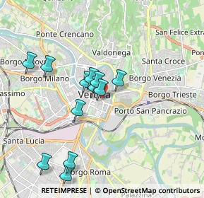 Mappa Stradone Scipione Maffei, 37121 Verona VR, Italia (1.68667)