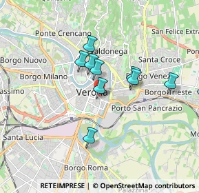 Mappa Stradone Scipione Maffei, 37121 Verona VR, Italia (1.81818)
