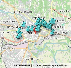 Mappa Stradone Scipione Maffei, 37121 Verona VR, Italia (1.1545)