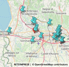 Mappa Via Toscana, 37060 Sona VR, Italia (8.304)