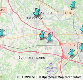 Mappa Via Toscana, 37060 Lugagnano VR, Italia (6.10462)
