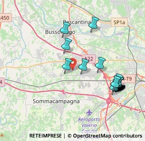 Mappa Via Toscana, 37060 Sona VR, Italia (4.2815)