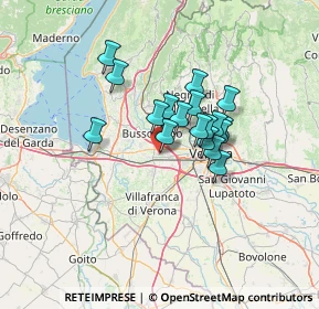 Mappa Via Toscana, 37060 Lugagnano VR, Italia (9.53333)