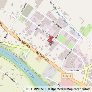 Mappa Via Inghilterra, 19, 35010 Vigonza, Padova (Veneto)