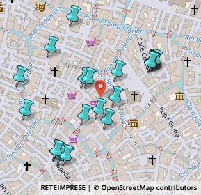 Mappa Calle de le Bande, 30122 Venezia VE, Italia (0.1285)