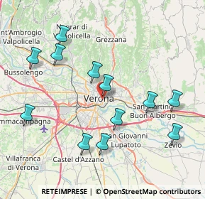 Mappa Via S. Angela Merici, 37121 Verona VR, Italia (8.2825)