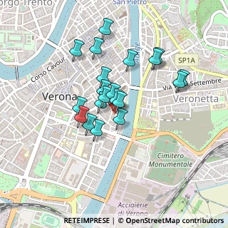 Mappa Via S. Angela Merici, 37121 Verona VR, Italia (0.352)