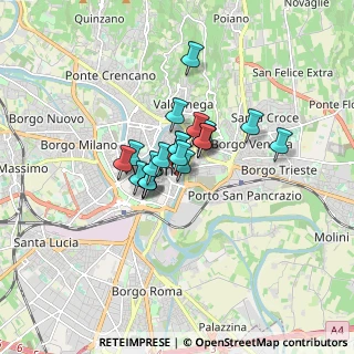 Mappa Via S. Angela Merici, 37121 Verona VR, Italia (0.967)