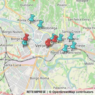 Mappa Via S. Angela Merici, 37121 Verona VR, Italia (1.58333)
