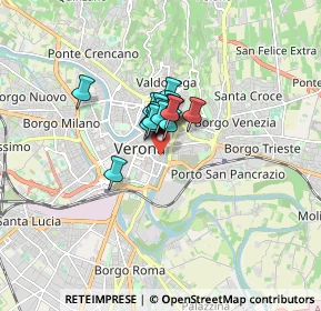 Mappa Via S. Angela Merici, 37121 Verona VR, Italia (0.77353)