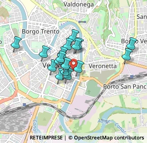 Mappa Via S. Angela Merici, 37121 Verona VR, Italia (0.65471)